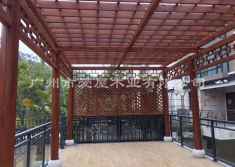 芬蘭木ACQ防腐木（花架效果圖）