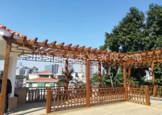 芬蘭木ACQ防腐木（花架效果圖）