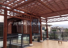 芬蘭木ACQ防腐木（花架效果圖）
