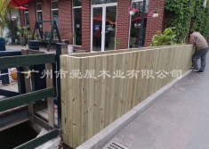 芬蘭木ACQ防腐木（花箱效果圖）
